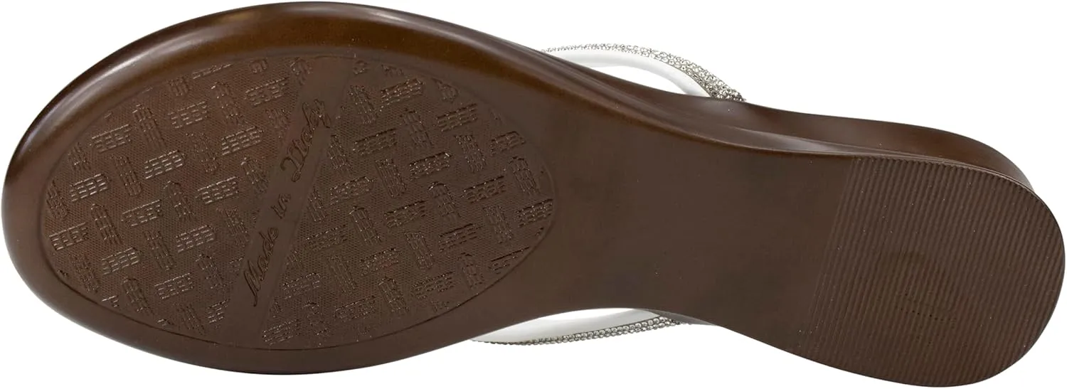 ITALIAN Shoemakers Wilda Women's Comfort Thong Sandal for Women