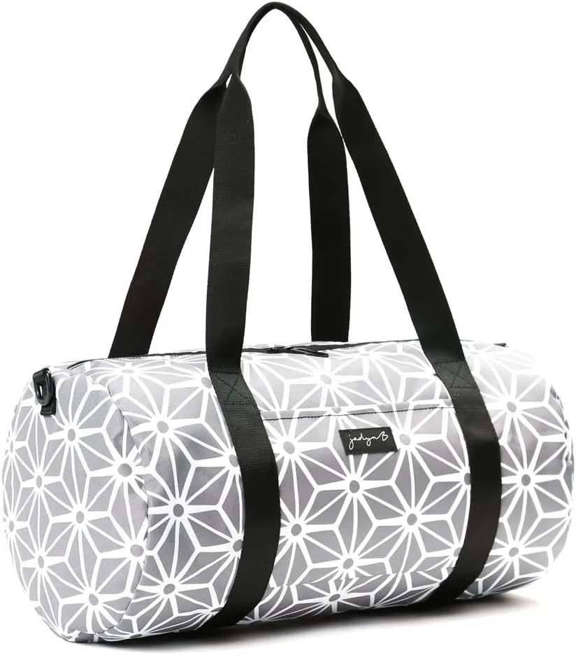 Jadyn 19” Barrel Womens Duffel/Gym/Weekender Bag (Geometric Gray)