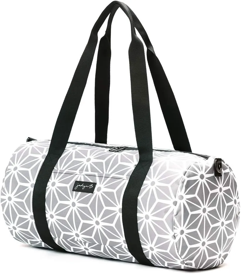 Jadyn 19” Barrel Womens Duffel/Gym/Weekender Bag (Geometric Gray)