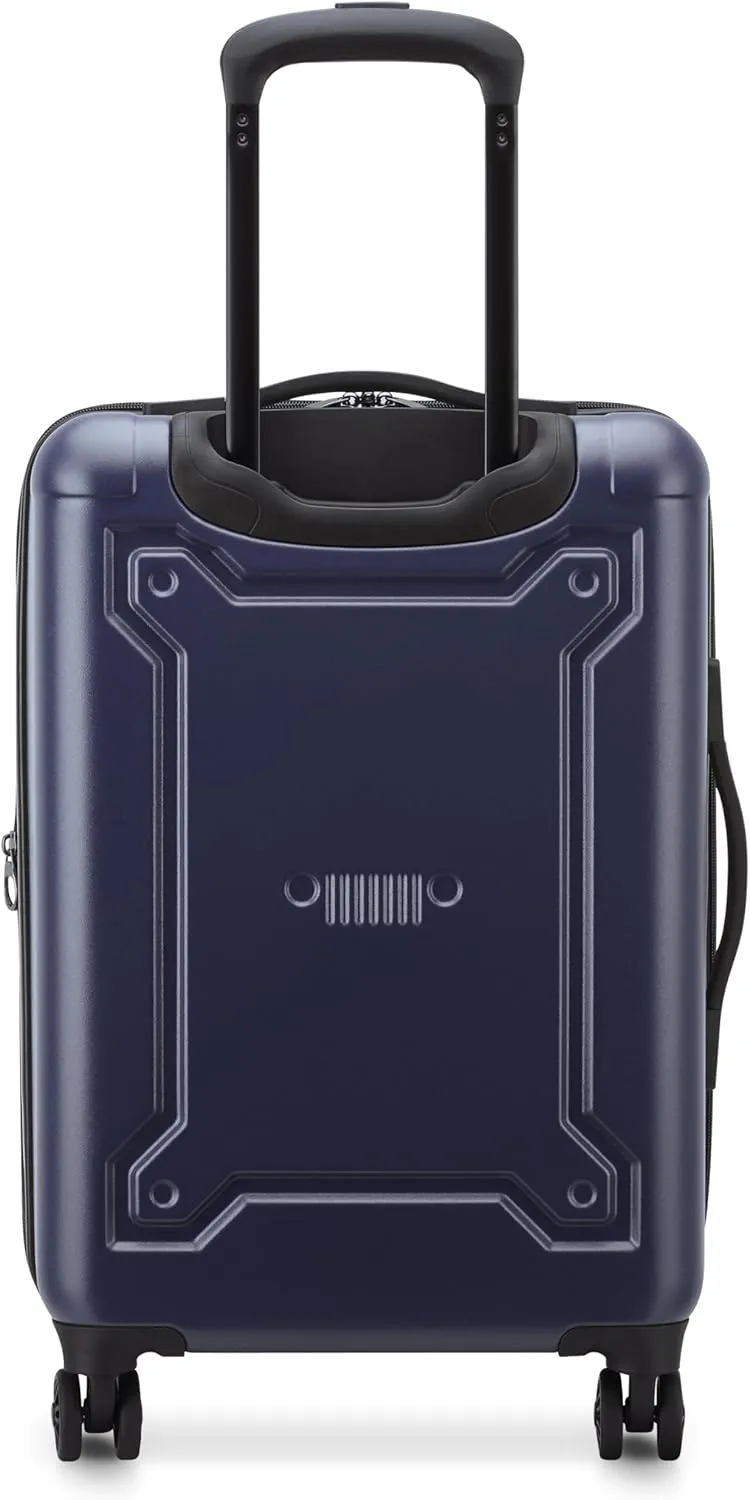 Jeep JH004C Hardside Expandable Luggage with Spinner Wheels, Peacoat Navy, Carry-On 20 Inch