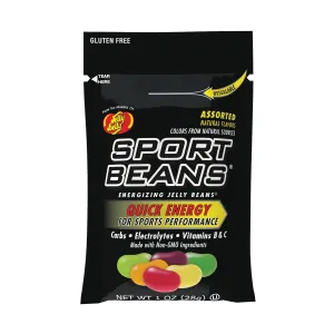 Jelly Belly Sport Beans - Energizing Jelly Beans - Assorted Flavors, Pack of 24