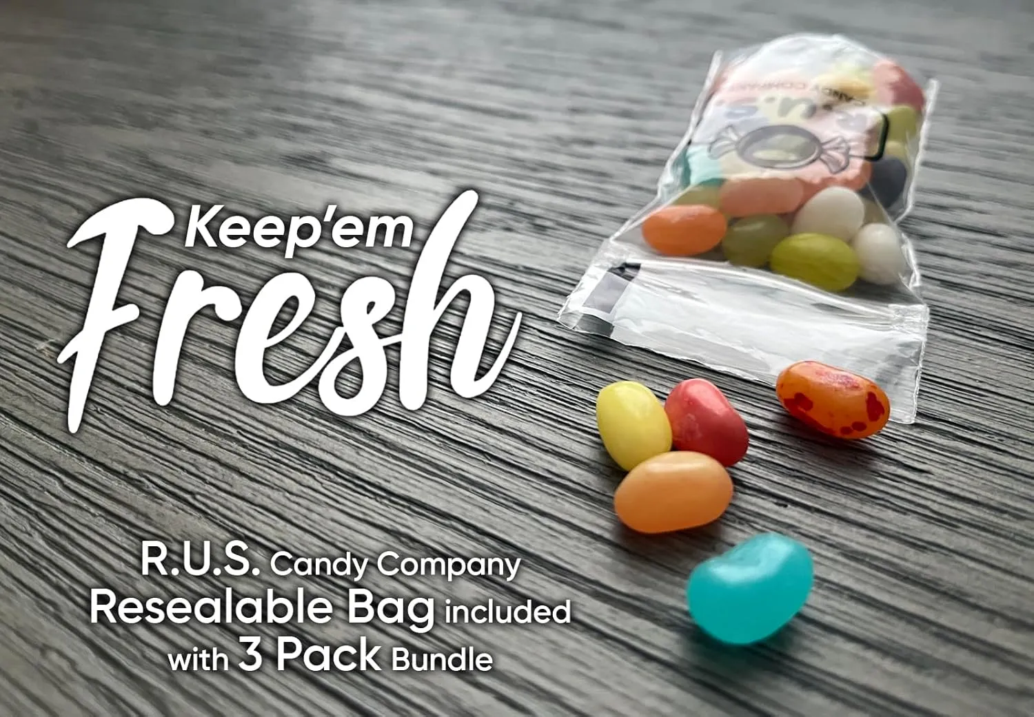 Jelly Belly Watermelon Jelly Beans- 3 Pack - 3.5 oz each, Fruity Jelly Beans- Juicy Burst of Summer in Every Bite! Perfect Candy Treat for Refreshing Snacking comes with 1 R.U.S. Candy Company pocket size travel bag (Watermelon)