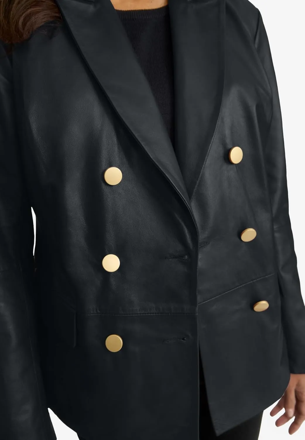 Jessica London Women's Plus Size Double-Breasted Blazer