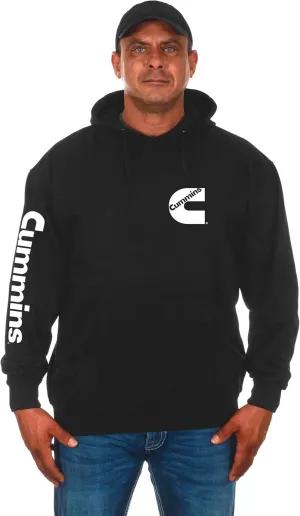 JH DESIGN GROUP Men’s Cummins Diesel Classic Black Pullover Hoodie Sweatshirt