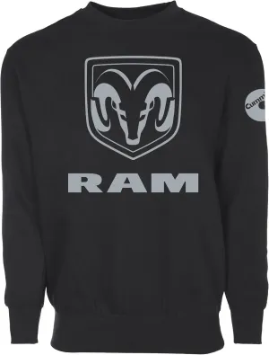 JH DESIGN GROUP Men's Dodge RAM Cummins Pullover Crewneck Sweatshirt