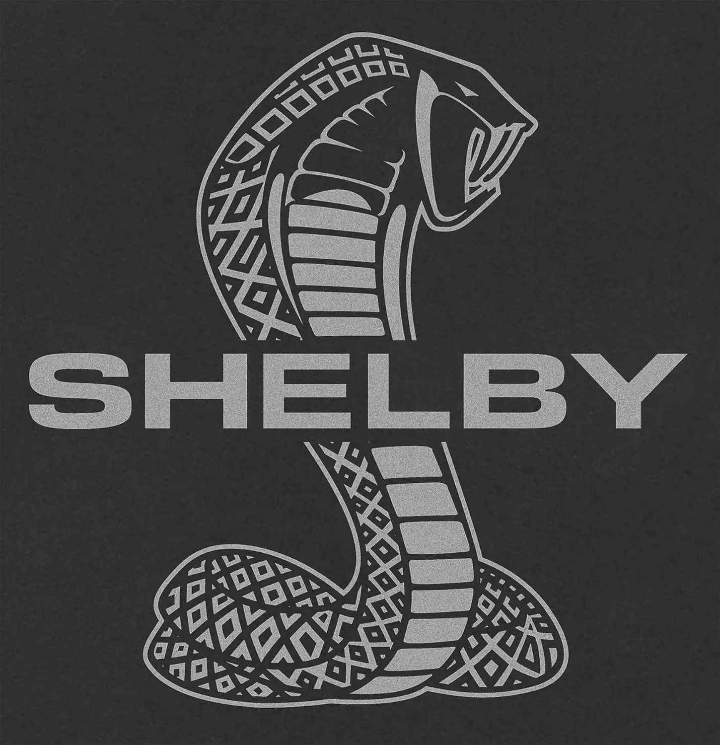 JH DESIGN GROUP Men's Shelby Cobra Charcoal Long Sleeve Crew Neck Long Sleeve Shirt