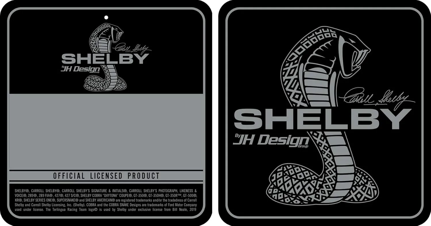 JH DESIGN GROUP Men’s Shelby Cobra Snake Black Pullover Hoodie Sweatshirt