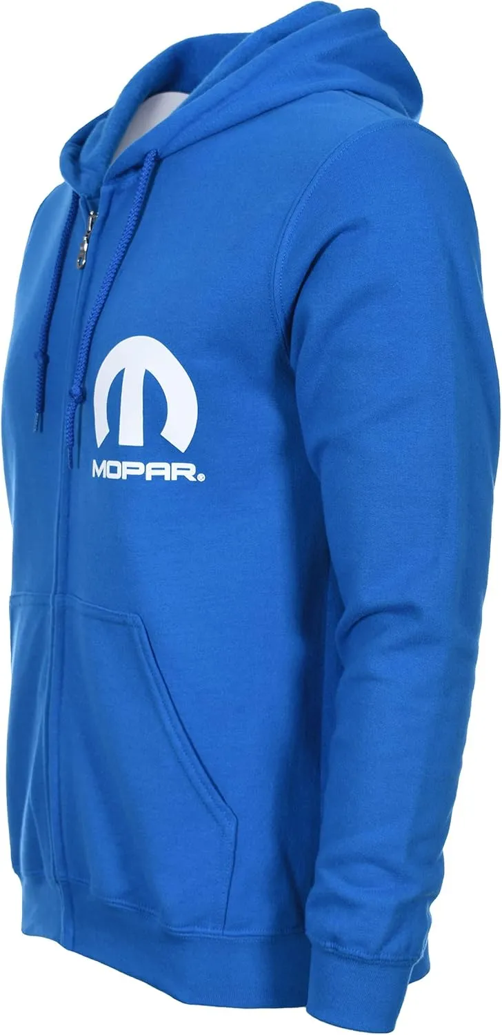 JH Design Men's Mopar Logo Hoodies in 3 Styles Pullover and Zip- Up Sweatshirts