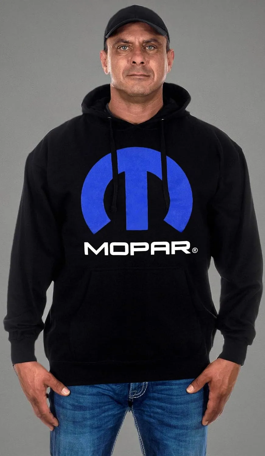 JH Design Men's Mopar Logo Hoodies in 3 Styles Pullover and Zip- Up Sweatshirts