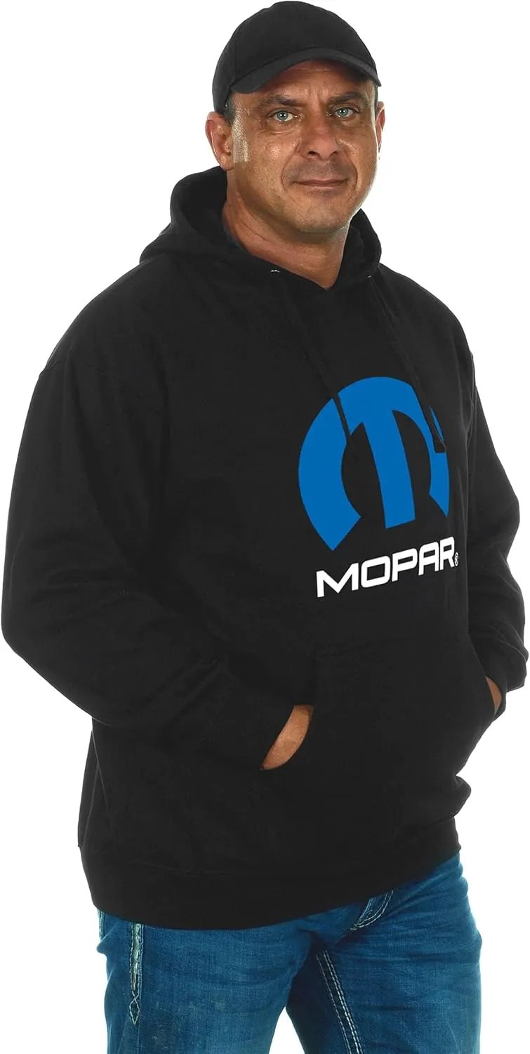 JH Design Men's Mopar Logo Hoodies in 3 Styles Pullover and Zip- Up Sweatshirts