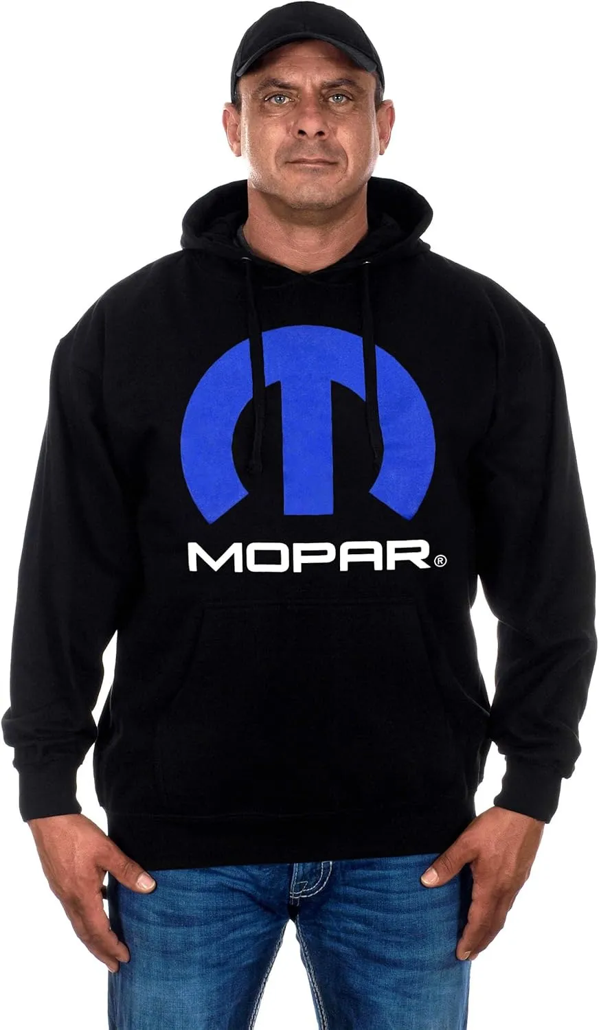 JH Design Men's Mopar Logo Hoodies in 3 Styles Pullover and Zip- Up Sweatshirts