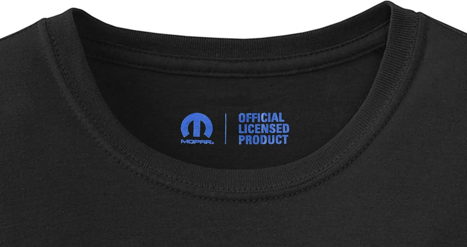 JH Design Men's Mopar Logo T Shirt Short Sleeve Crew Neck Shirt in 2 Colors