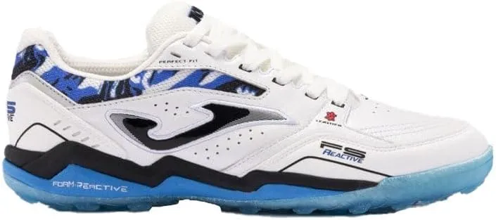 Joma Soccer Shoes Turf, 6.5-11, Cleats Leather Upper, Breathable mesh, Dual Reactive Midsole, Toe Protection, High Durability Sole - Fs Reactive