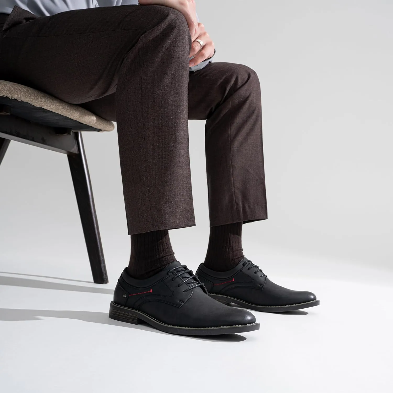 Jousen Men's Dress Shoes Retro Casual Dress Shoes for Men