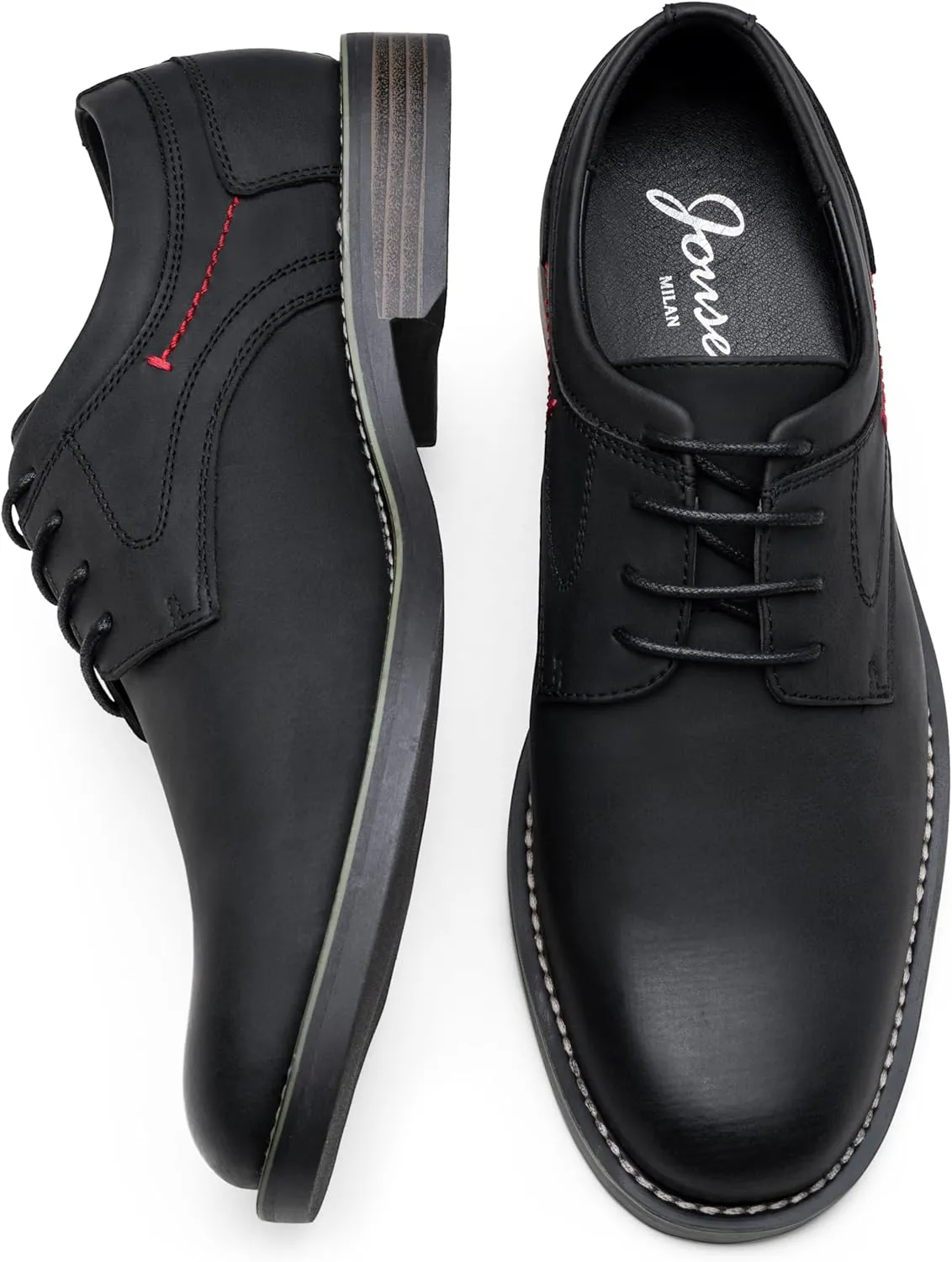 Jousen Men's Dress Shoes Retro Casual Dress Shoes for Men