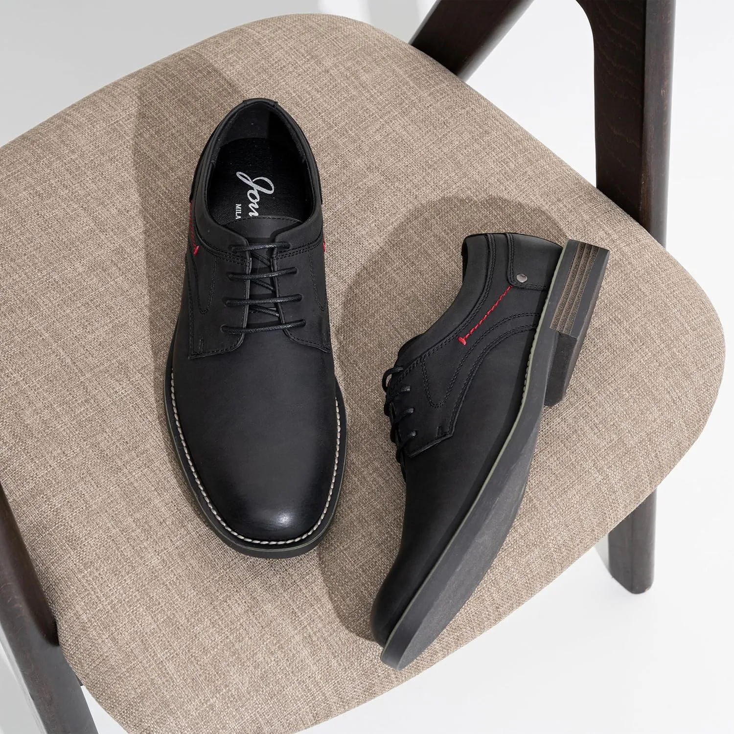 Jousen Men's Dress Shoes Retro Casual Dress Shoes for Men
