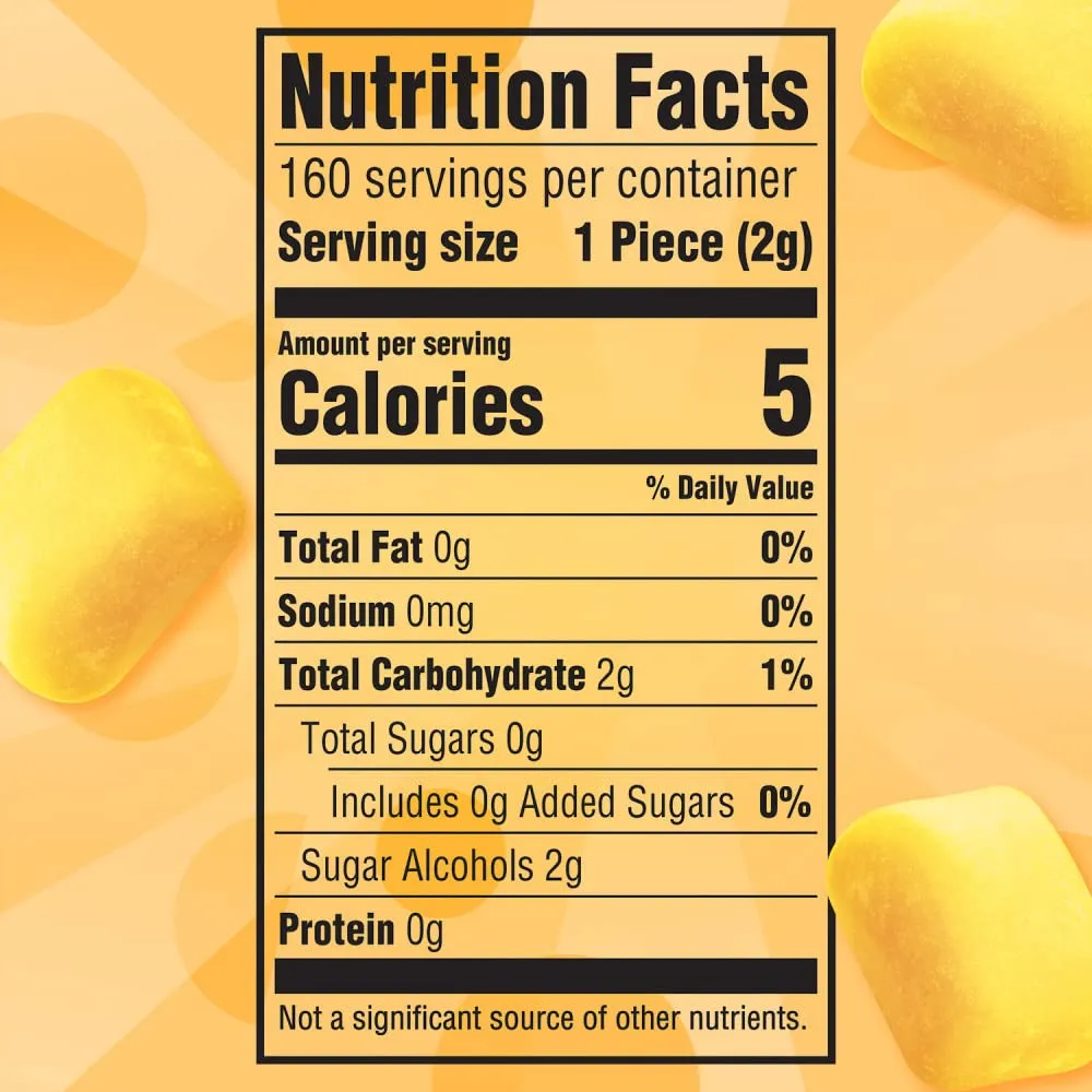 JUICY FRUIT Gum - Original Bubble Gum Bulk Pack, 40-Piece Bottle (4 Pack)