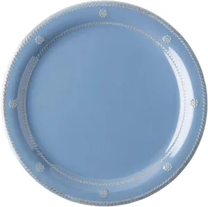 Juliska Berry & Thread Melamine Dinner Plate - Chambray Blue Outdoor Dinner Plate