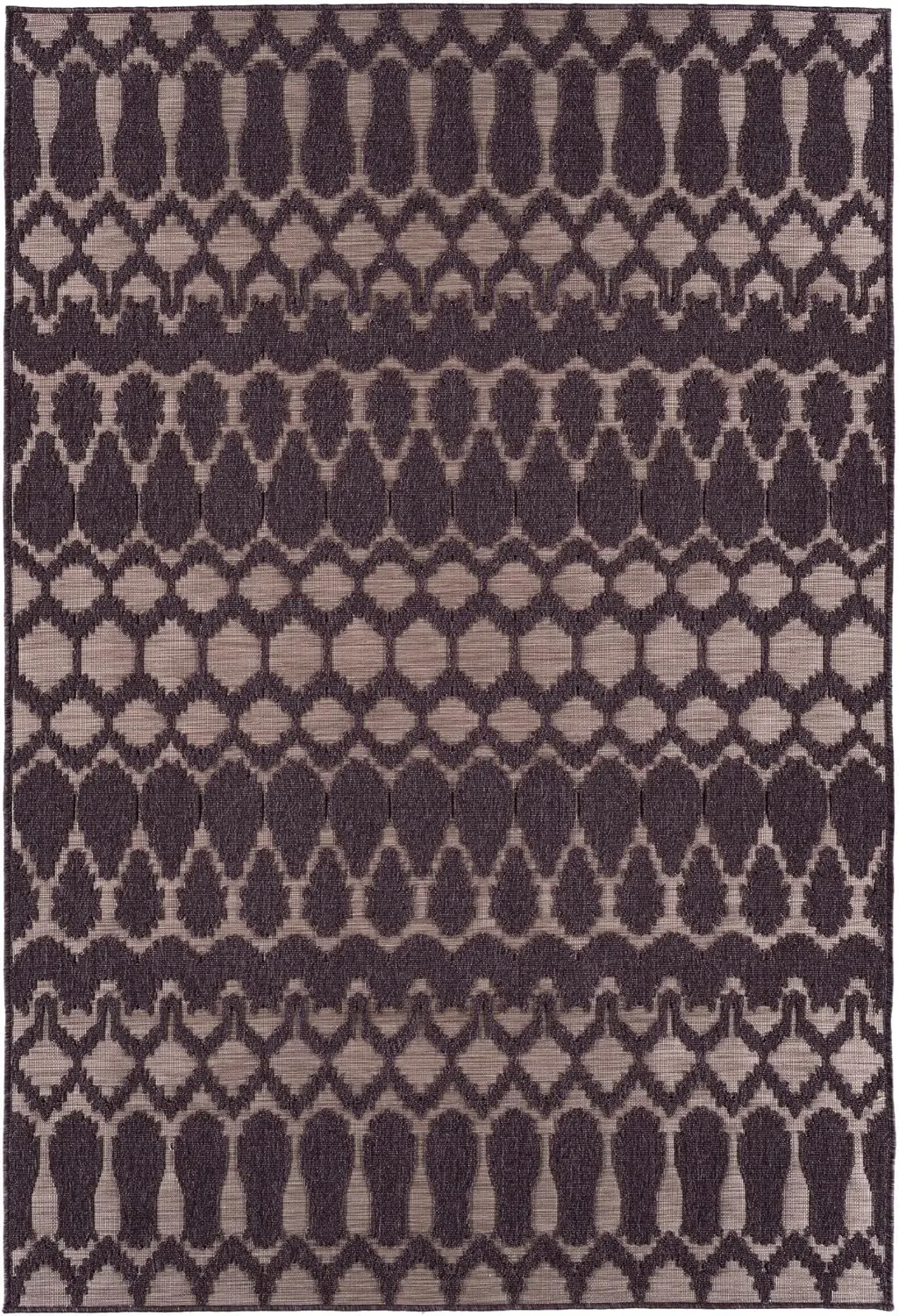 Kaleen Rugs Cove Collection Purple 2' X 6' Runner