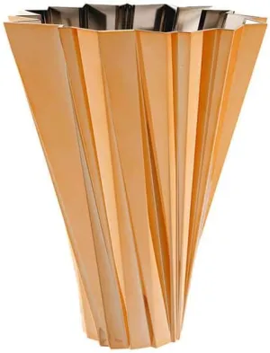 Kartell Shanghai Vase by Mario Bellini, Pack of 1, Metallic Copper