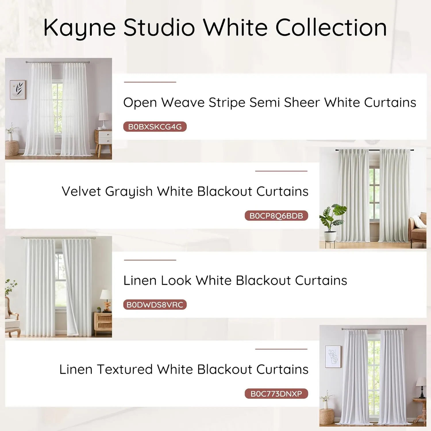 Kayne Studio Back Tab Velvet Pinch Pleated Curtains 84 Inch Long,Room Darkening Thermal Insulated Noise Reducing Window Treatments Drapes for Living Room, Grayish White,22 Hooks,2 Panels,38" x 84