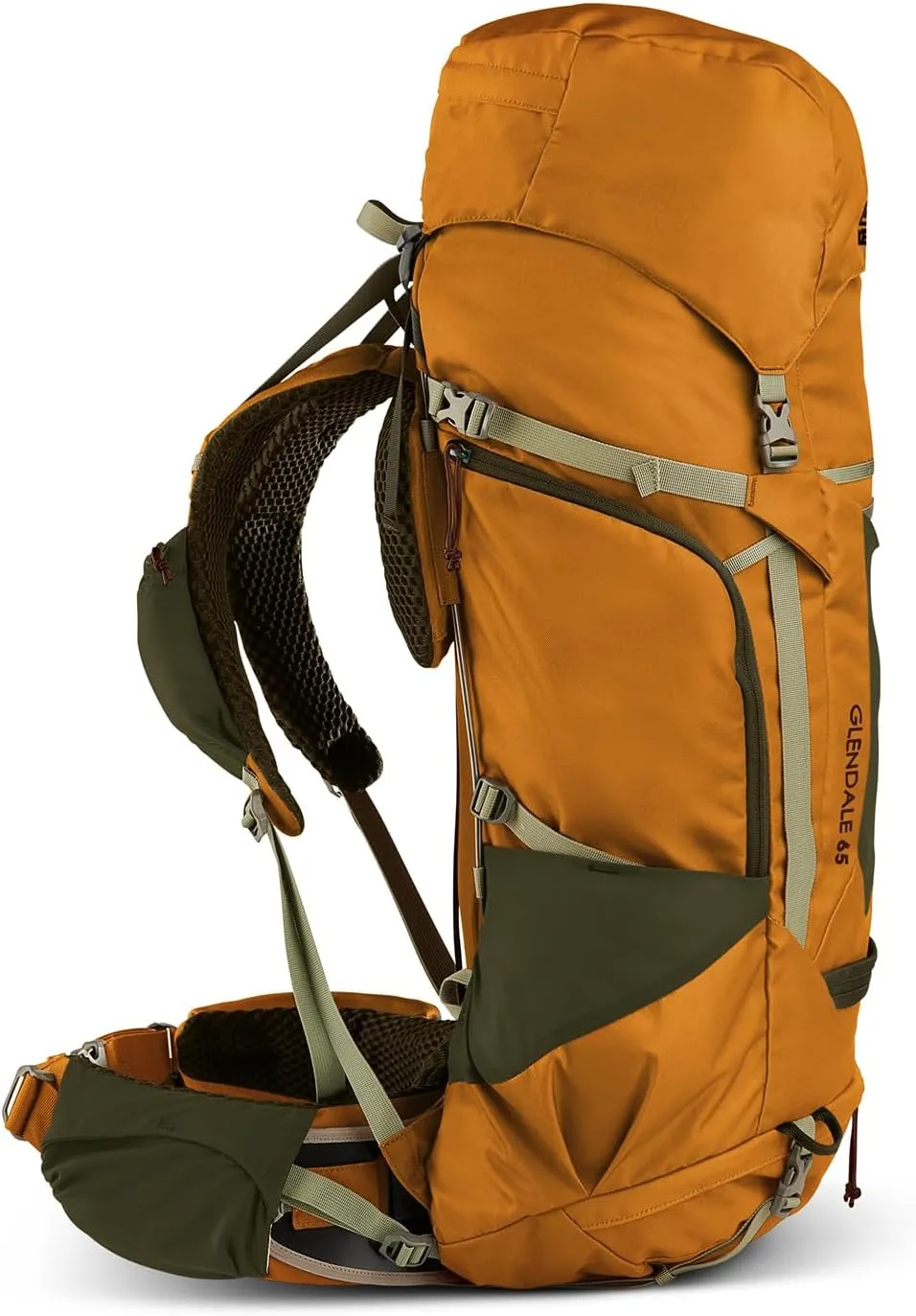 Kelty Glendale 65L – 105L Multiday Backpacking and Thru Hiking Pack, Fit Plus Customized Suspension, Shoulder Strap Pockets, Long Haul Hiking Backpack, 2024 (Cathay Spice, 65L)
