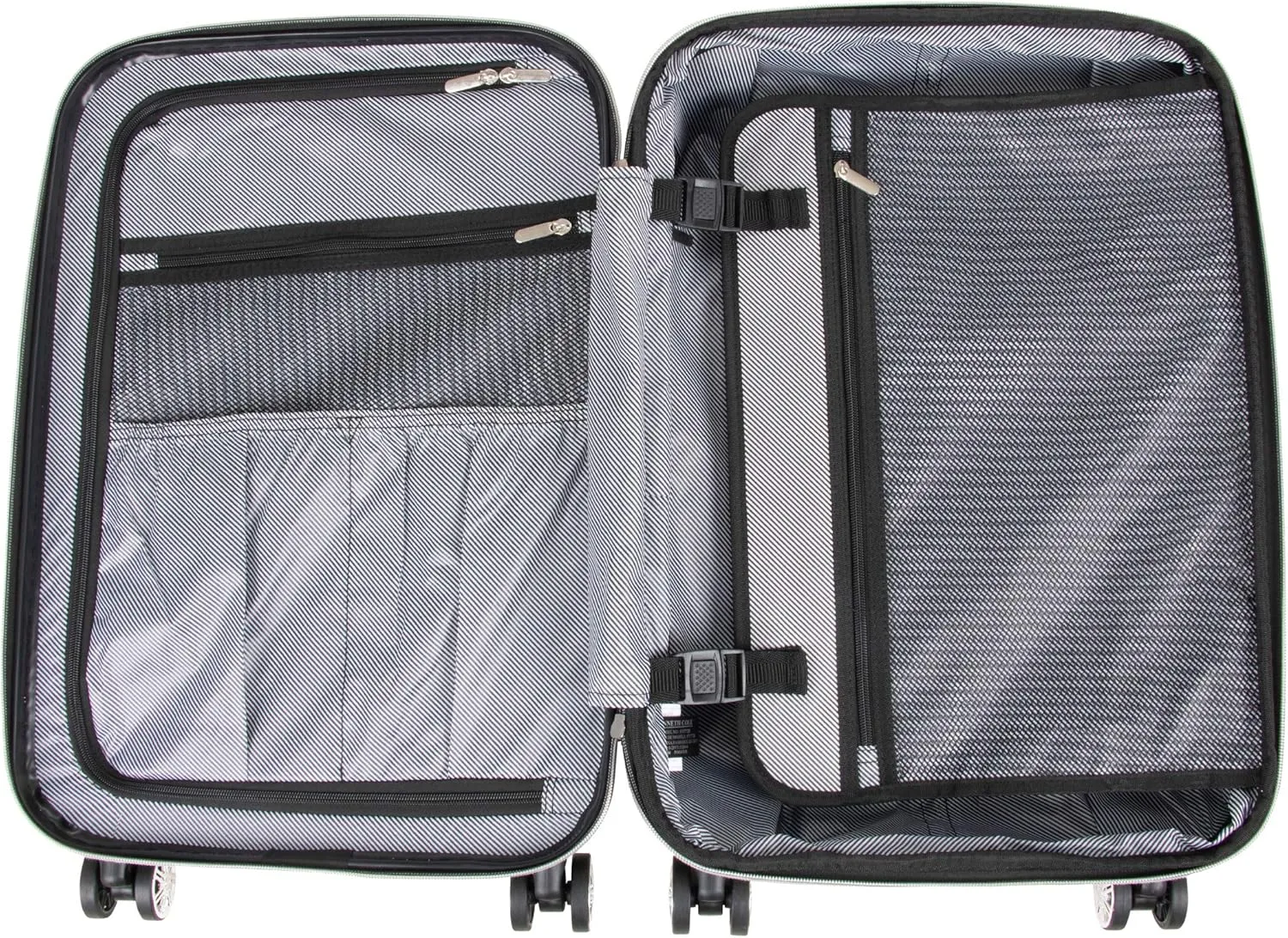 Kenneth Cole REACTION Diamond Tower Collection Lightweight Hardside Expandable 8-Wheel Spinner Travel Luggage, Rose Gold, 20-Inch Carry On