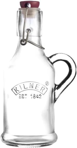 Kilner Glass Clip Top Bottle With Handle, 0.2 L
