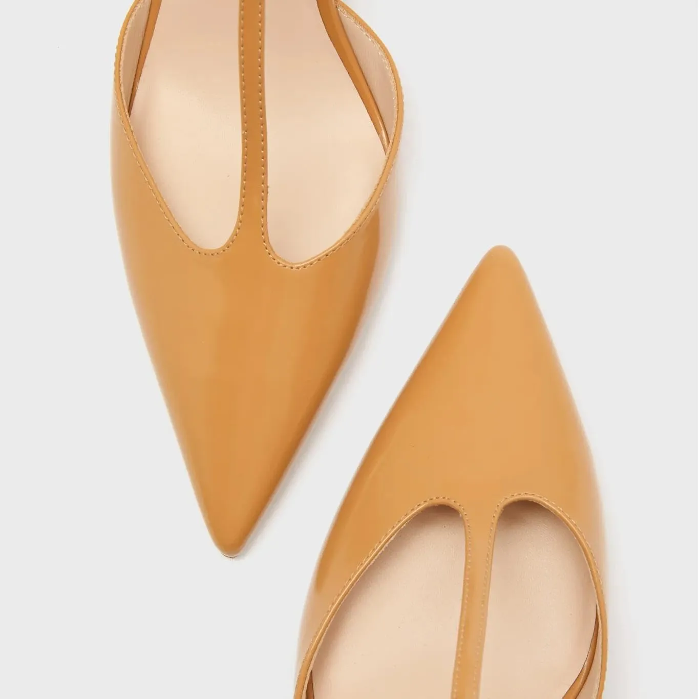Kitten Heels for Women Pointed Toe T-Strap Slingback Pumps Vintage Classic Stiletto Mid Heel Wedding Bride Dress Shoes