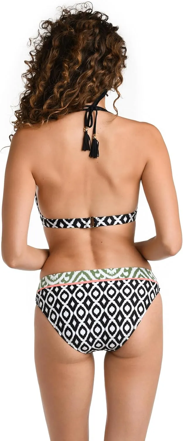 La Blanca Women's Banded Halter Bikini Swimsuit Top