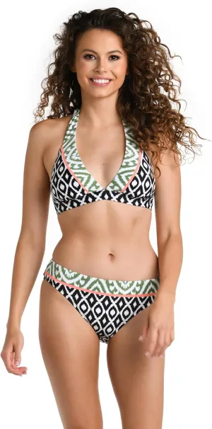 La Blanca Women's Banded Halter Bikini Swimsuit Top