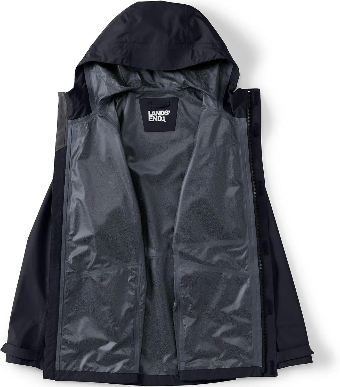 Lands' End Men's Waterproof Rain Jacket