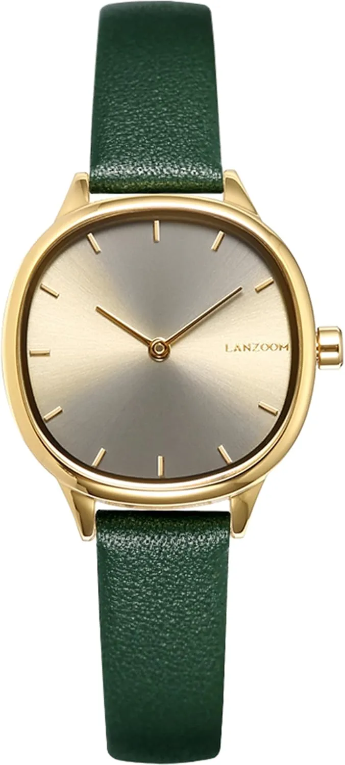 LANZOOM Retro Women's Quartz Watch - Stainless Steel case,Gold Filled, Ideal Gift for Holidays and Special Occasions.