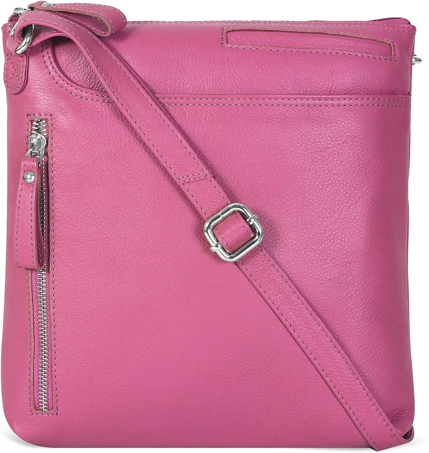 Leather Crossbody Bags for Women - Ladies Sling Handbags - Medium Cross body Purses Handbags - Purses For Women