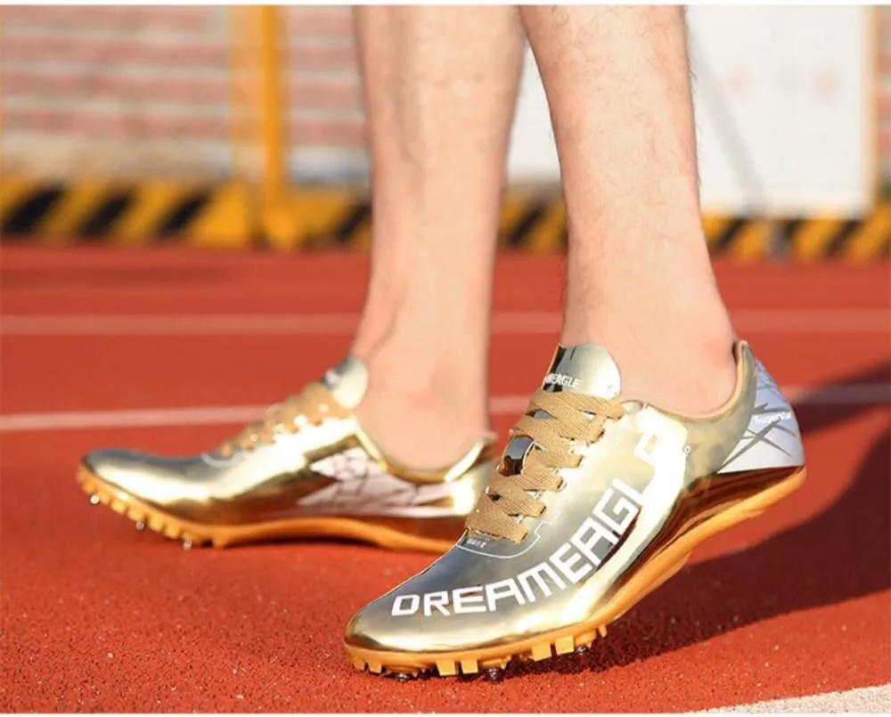 Leather Unisex Track & Field Spikes: Professional Running, Sprint, Jumping Shoes for Men, Women, Kids
