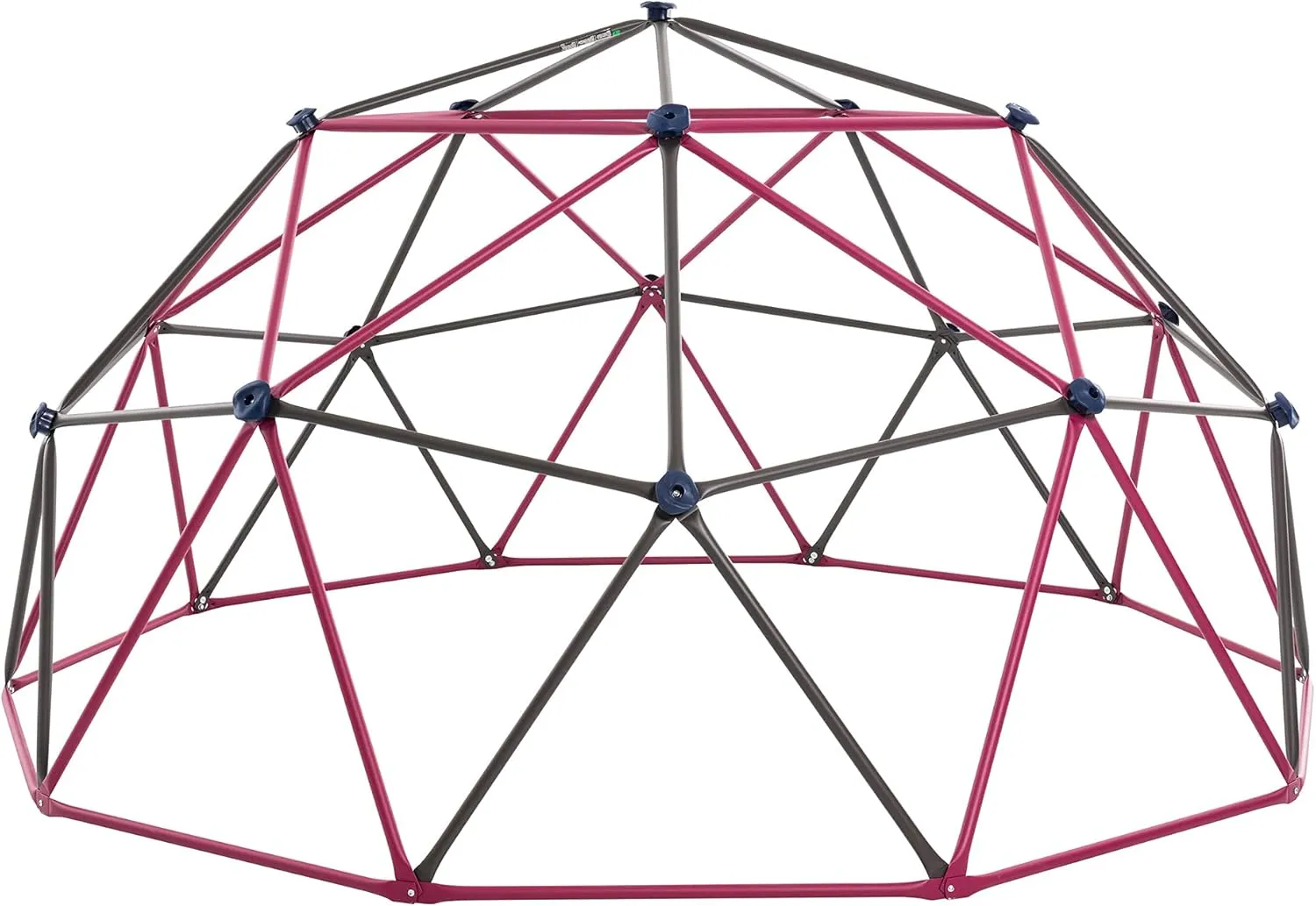 Lifetime 91088 Geometric Dome Climber Jungle Gym, 5.5' High x 11' Wide, Berry & Brown, 66-Inch
