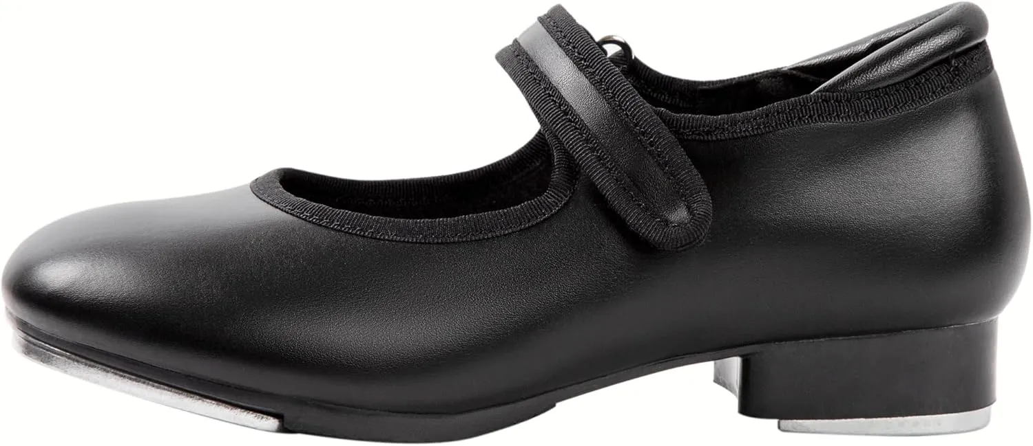 Linodes Easy Strap Tap Shoe Dance Flats for Girls and Boys (Toddler/Little Kid/Big Kid)