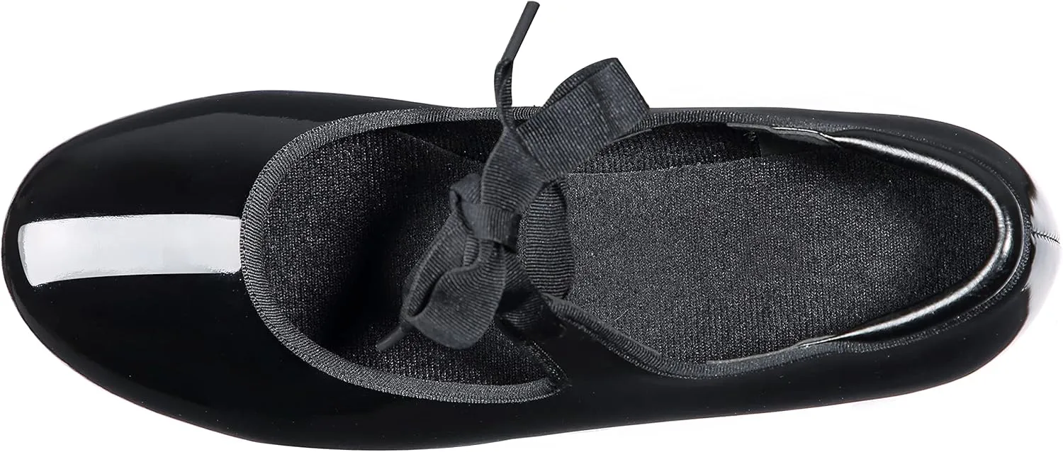 Linodes Leather/Patent Tap Shoe for Girls and Boys (Toddler/Little Kid/Big Kid)