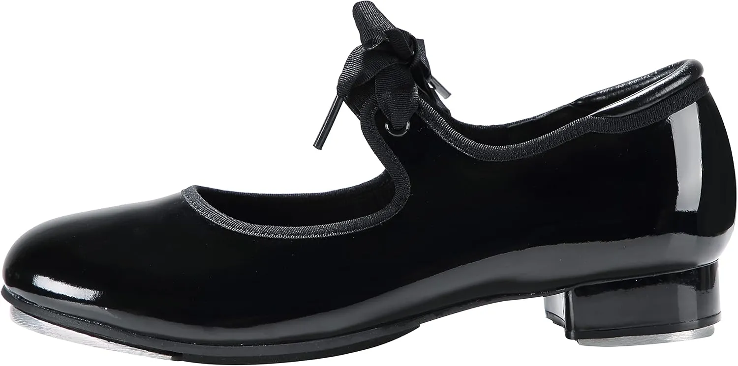 Linodes Leather/Patent Tap Shoe for Girls and Boys (Toddler/Little Kid/Big Kid)