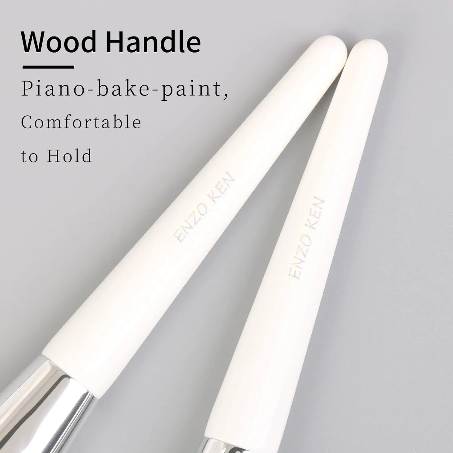Liquid Foundation Brush, Flat Foundation Brush for Liquid Makeup, Make up Brush for Liquid Foundation, Flat Makeup Brush for Foundation, Makeup Brushes Foundation - White, 820