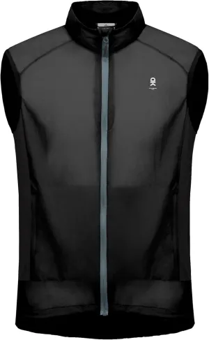 Little Donkey Andy Men's Cycling Vest Reflective Bike Vest, Ultra Lightweight Breathable Windproof Vest for Golf Running Black S