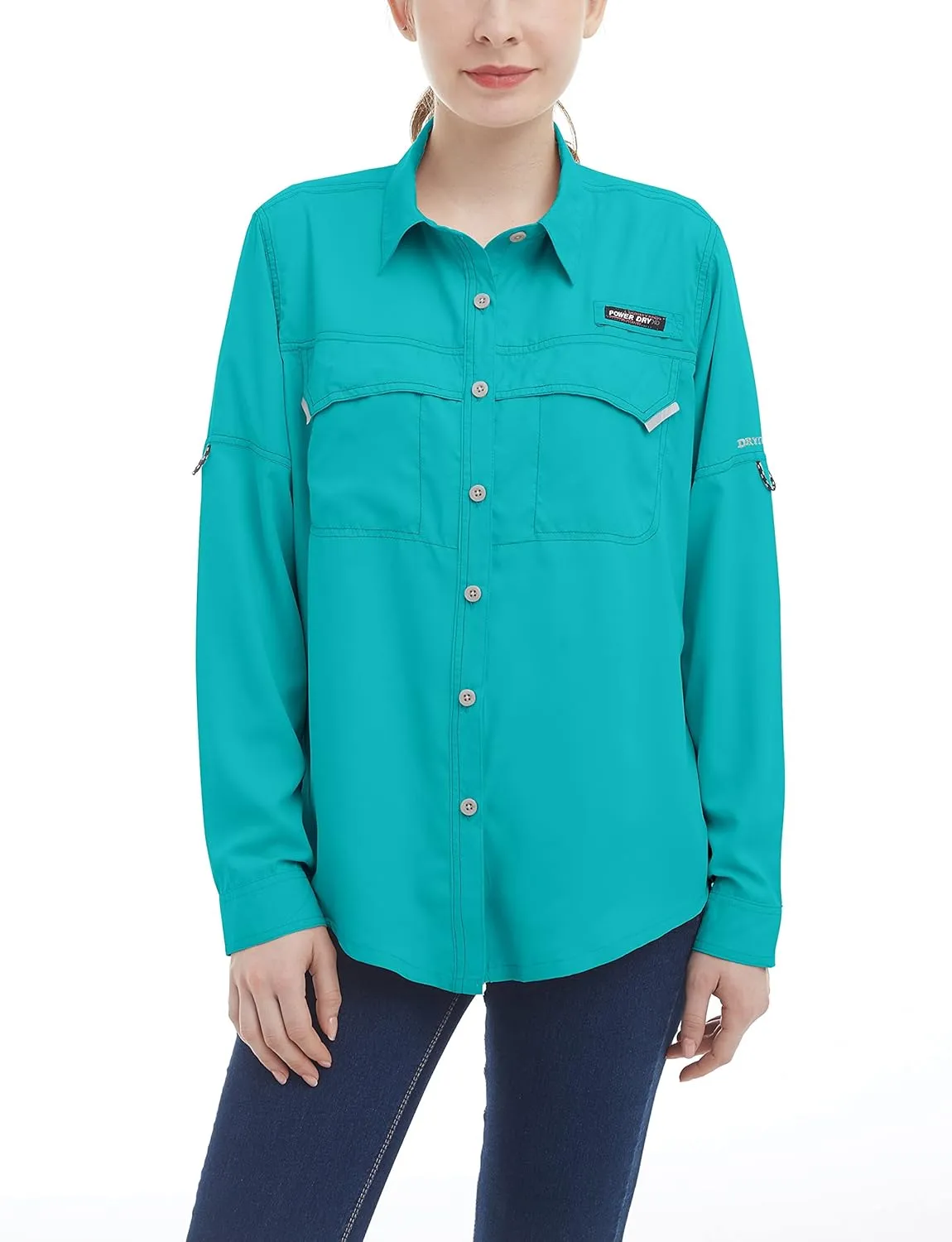 Little Donkey Andy Women's UPF 50  UV Protection Shirt, Long Sleeve Fishing Shirt, Breathable and Fast Dry