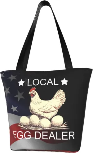Local Egg Dealer Fashion Shoulder Bag Large Capacity For Man Or Woman
