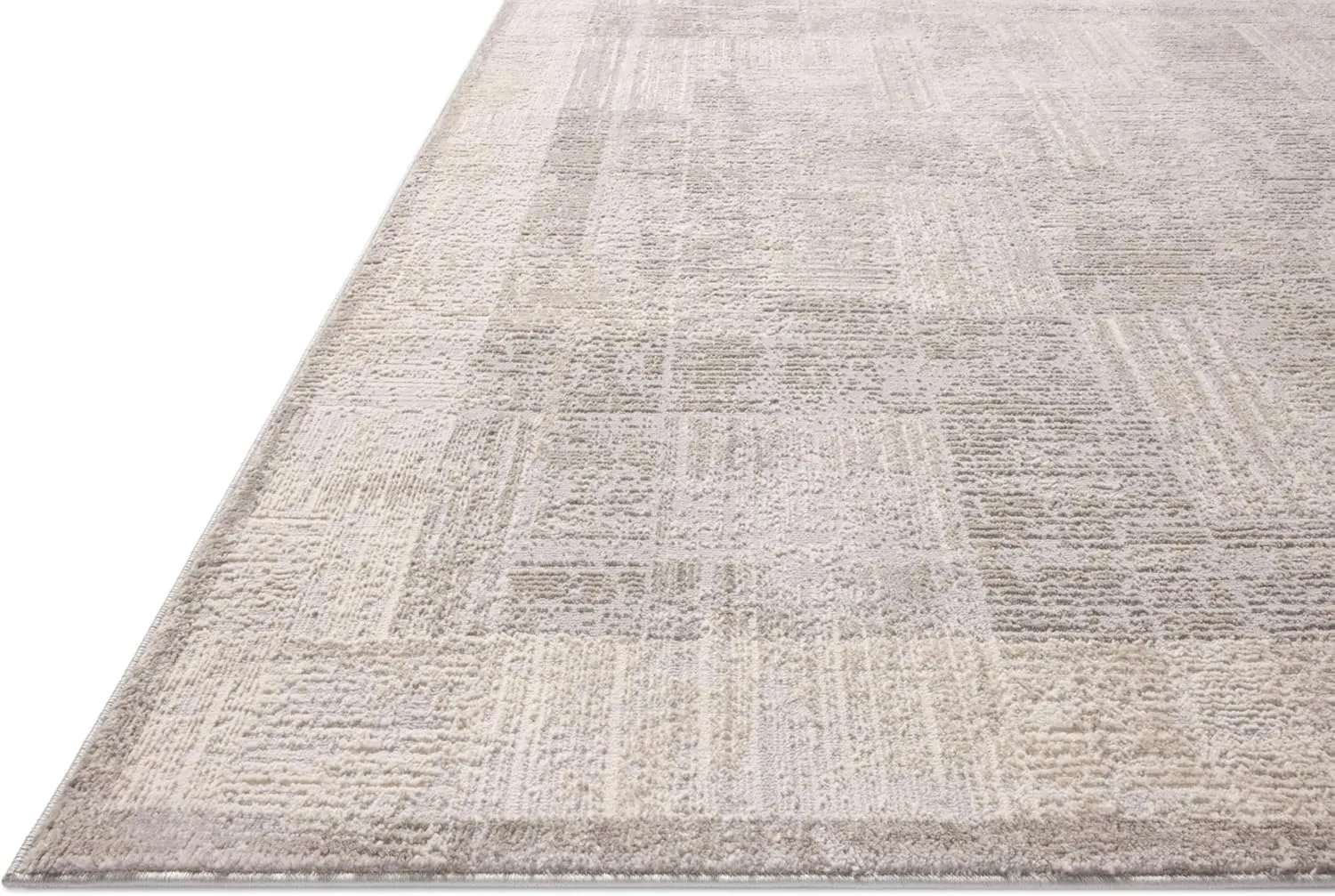 Loloi II Hollis Collection HOL-04 Smoke/Mist 2'-7" x 4' Accent Rug