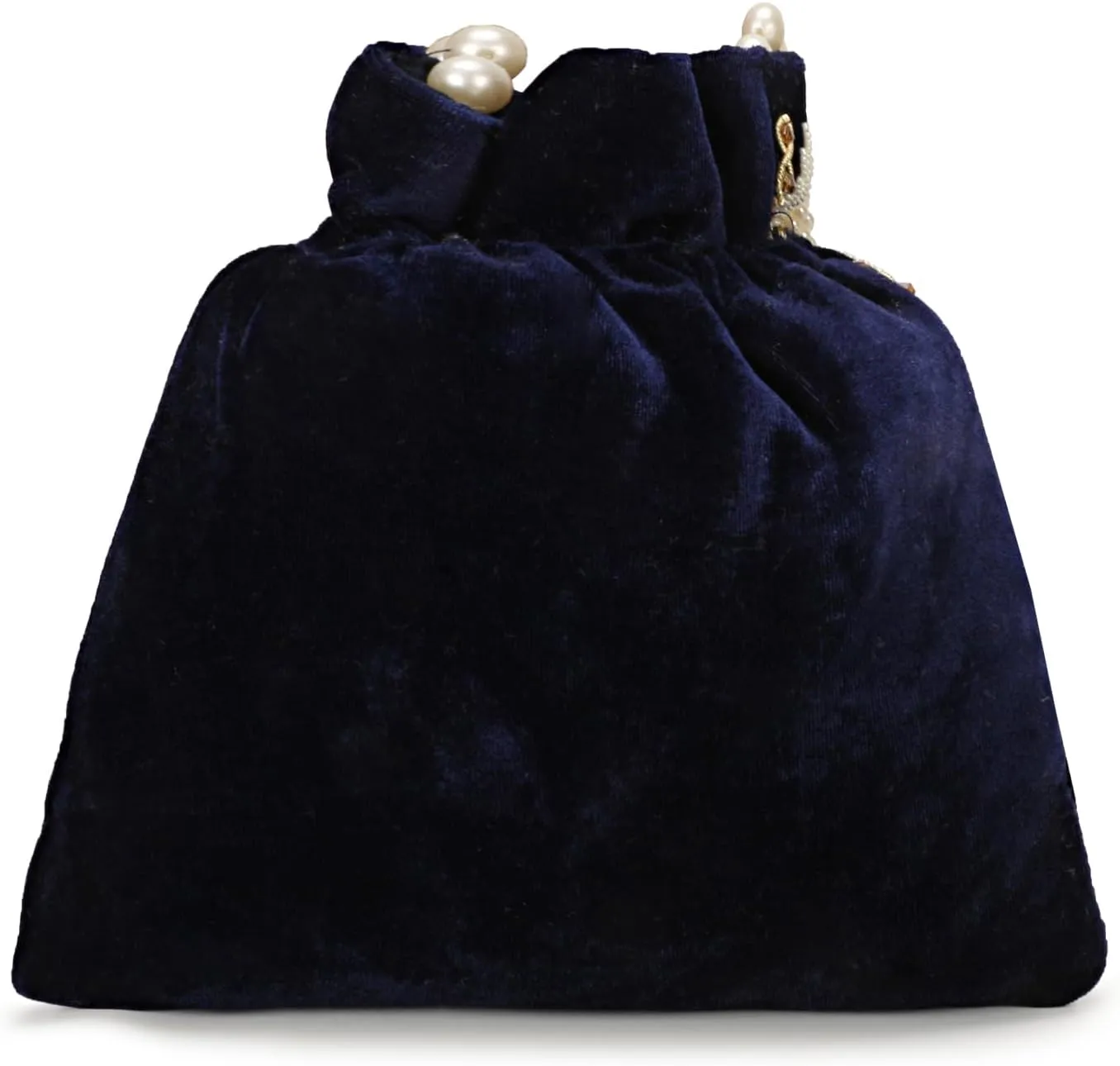 LONGING TO BUY Handcrafted Pearl and Bead Embellished Potli Bag, Potli Bag For Women