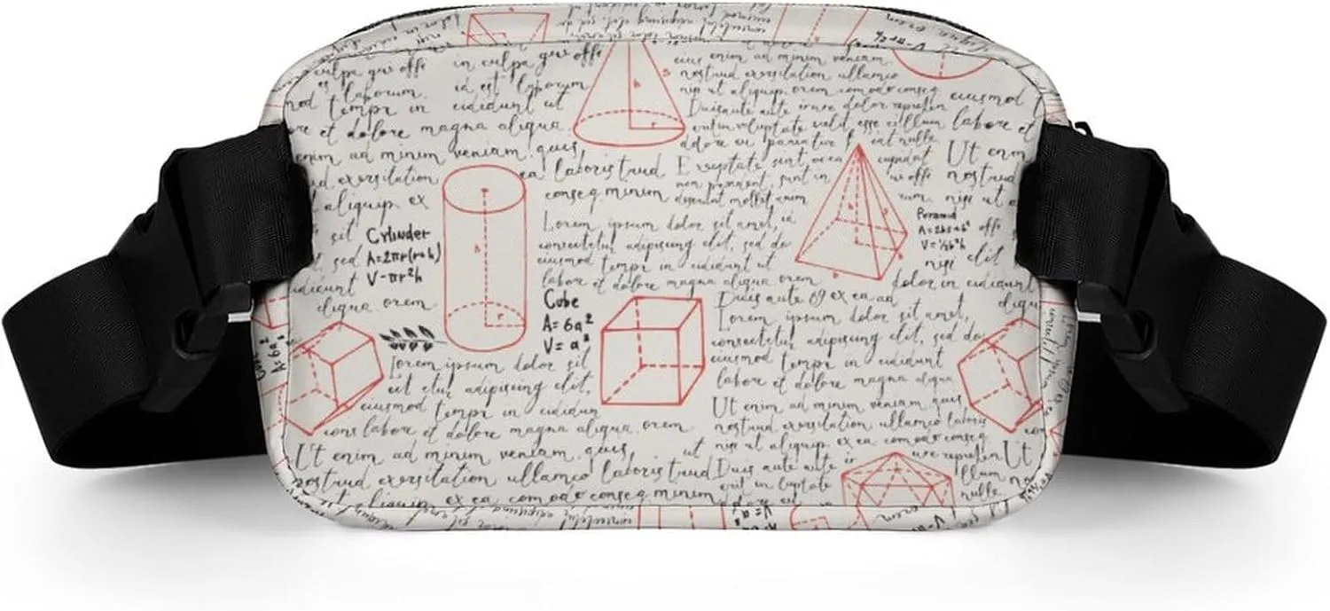 Lorem Ipsum Mathematical Formula Unisex Fashion Fanny Pack Crossbody Bag Suitable for Traveling, Hiking, Daily Life, 20x13cm, style-29-2