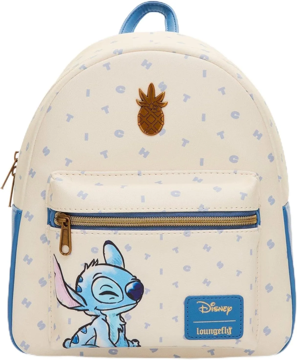 Loungefly Disney Lilo & Stitch Letters Mini Backpack BEIGE NONE