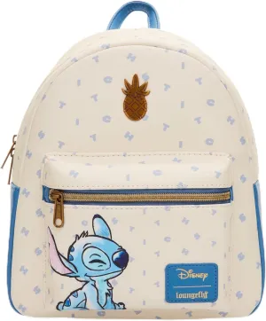 Loungefly Disney Lilo & Stitch Letters Mini Backpack BEIGE NONE