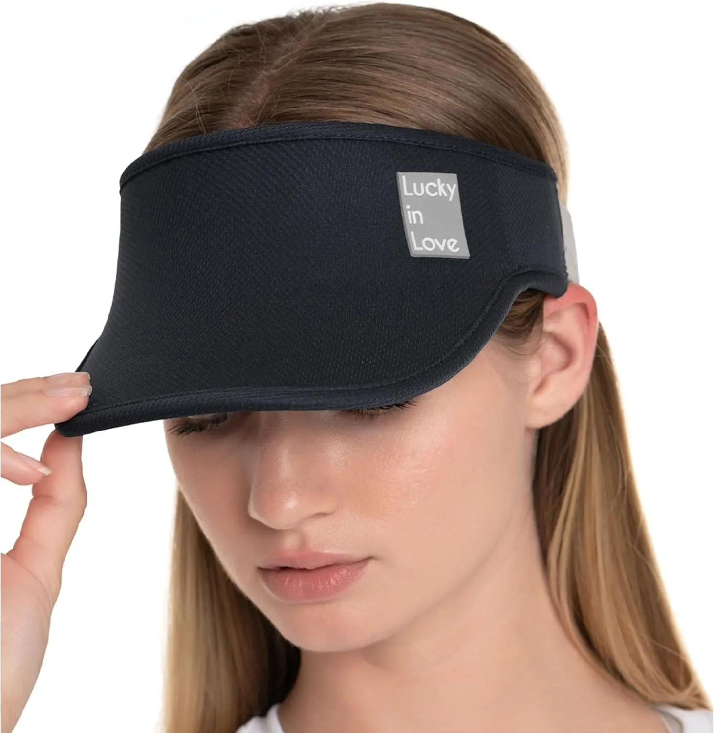 Lucky In Love Lucky Logo Stretch Visor