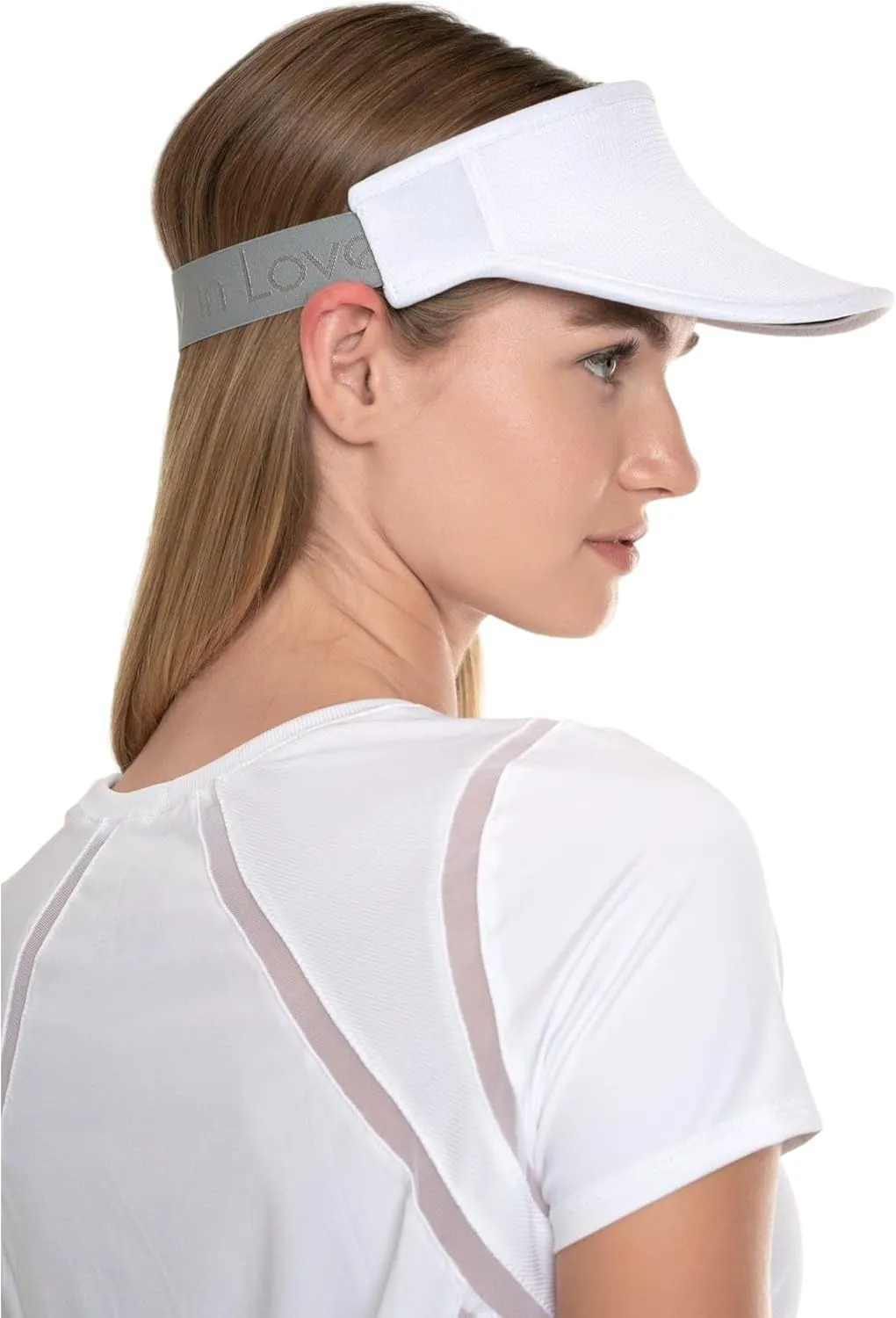 Lucky In Love Lucky Logo Stretch Visor